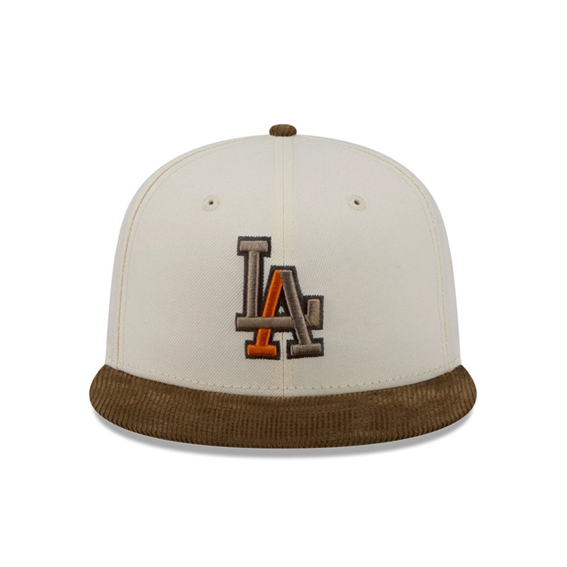 GORRA 59FIFTY MLB LOS ANGELES DODGERS CORDUROY BLANCO - 3