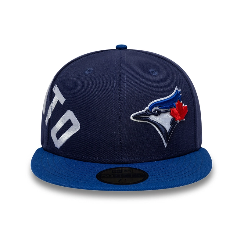 GORRA 59FIFTY MLB TORONTO BLUE JAYS MLB MULTI LOGO AZUL - 2