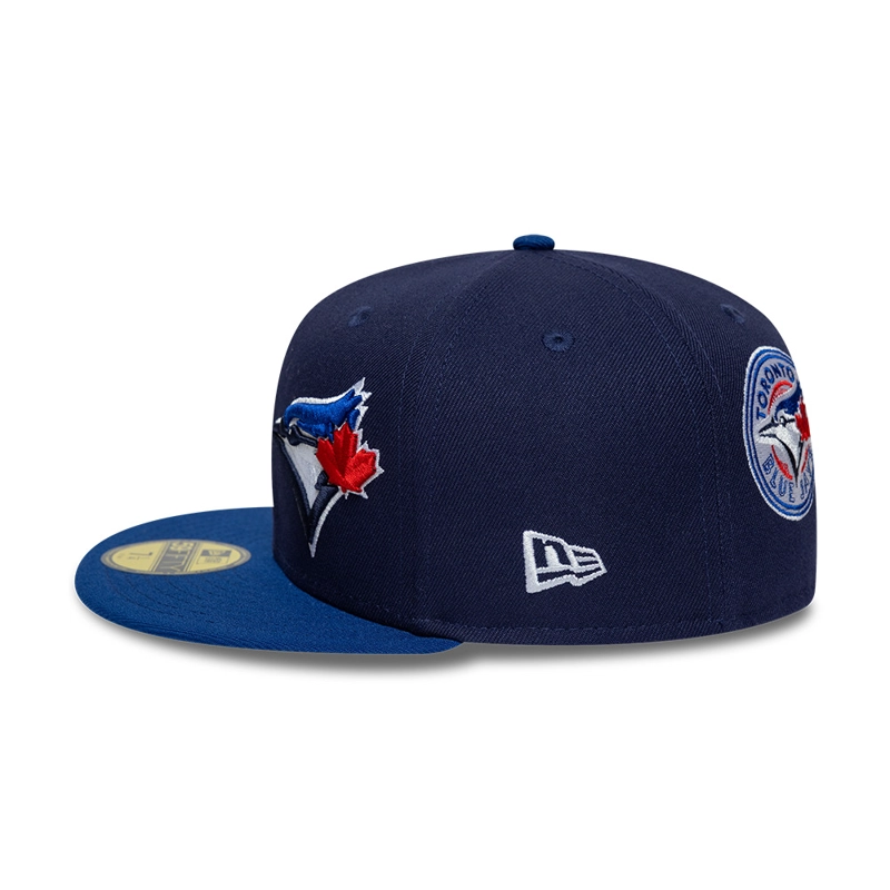 GORRA 59FIFTY MLB TORONTO BLUE JAYS MLB MULTI LOGO AZUL - 4