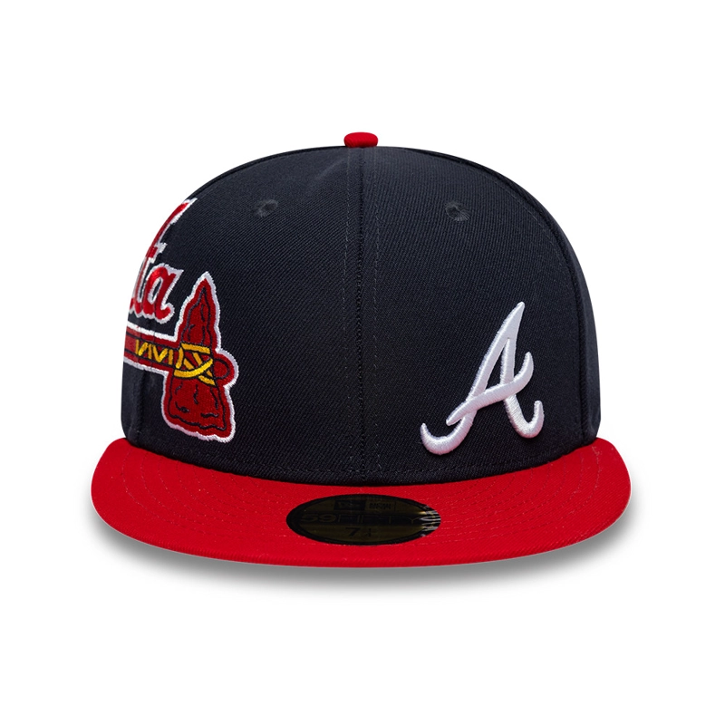 GORRA 59FIFTY MLB ATLANTA BRAVES MLB MULTI LOGO AZUL - 2