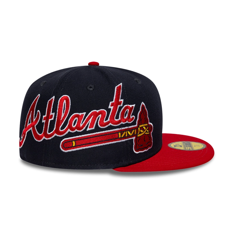 GORRA 59FIFTY MLB ATLANTA BRAVES MLB MULTI LOGO AZUL - 5