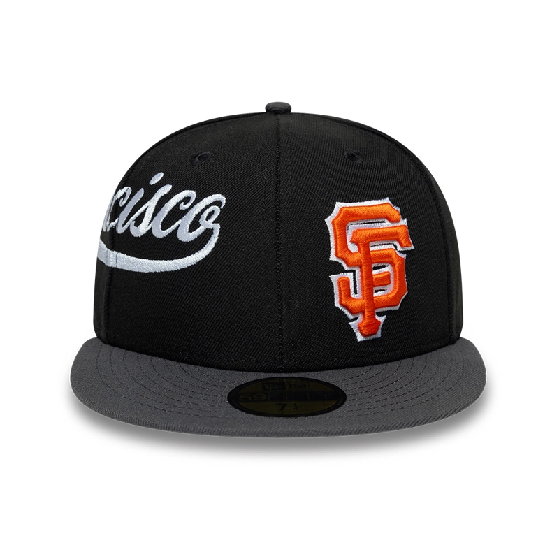 GORRA 59FIFTY MLB SAN FRANCISCO GIANTS MLB MULTI LOGO NEGRO - 3