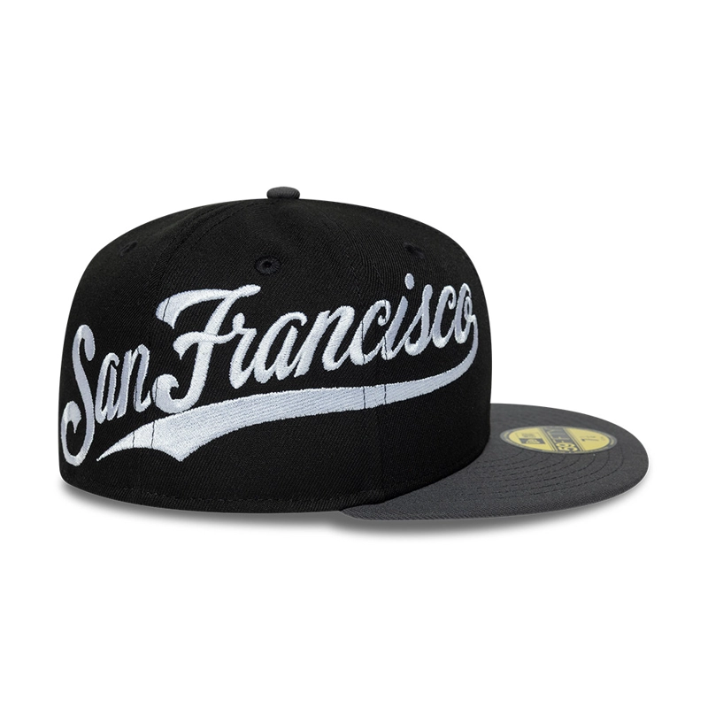 GORRA 59FIFTY MLB SAN FRANCISCO GIANTS MLB MULTI LOGO NEGRO - 5