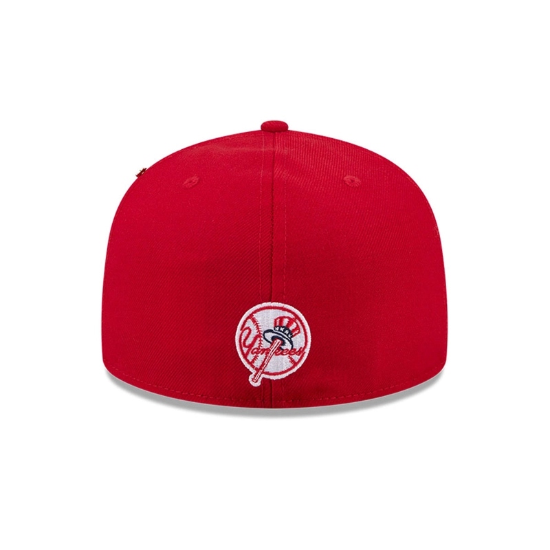 GORRA 59FIFTY MLB NEW YORK YANKEES SPIKE LEE ANIVERSARY ROJO - 6