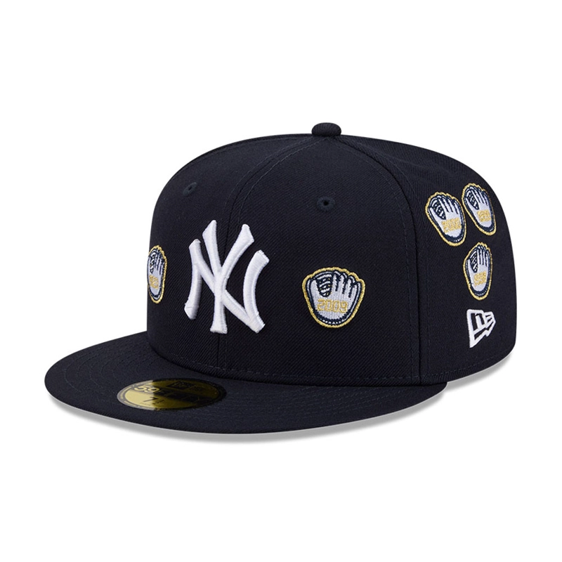 GORRA 59FIFTY WC 19 MLB NEW YORK YANKEES SPIKE LEE ANIVERSARY AZUL - 1