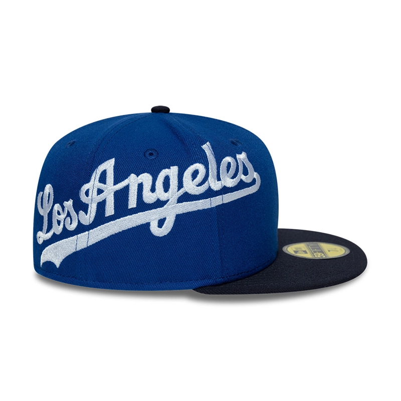 GORRA 59FIFTY MLB LOS ANGELES DODGERS MLB MULTI LOGO AZUL - 3
