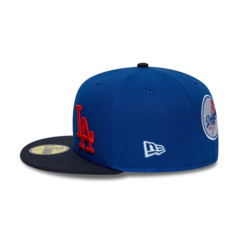 GORRA 59FIFTY MLB LOS ANGELES DODGERS MLB MULTI LOGO AZUL - 4