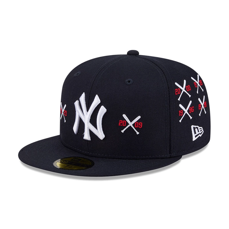 GORRA 59FIFTY 16 MLB NEW YORK YANKEES SPIKE LEE ANIVERSARY AZUL - 1