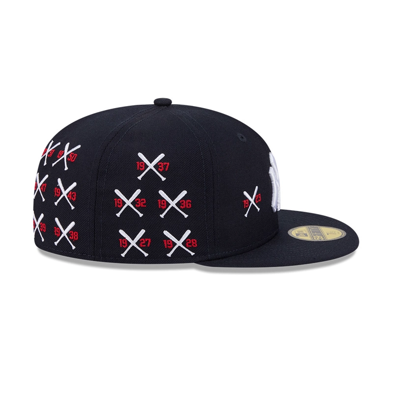 GORRA 59FIFTY 16 MLB NEW YORK YANKEES SPIKE LEE ANIVERSARY AZUL - 5