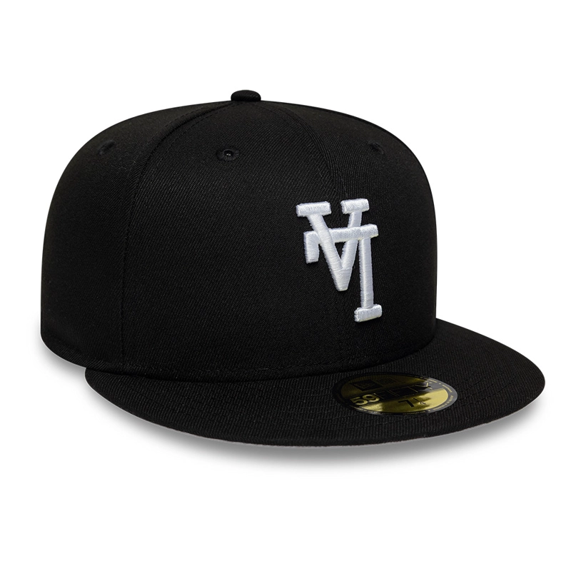 GORRA 59FIFTY MLB LOS ANGELES DODGERS UPSIDE DOWN NEGRO - 2