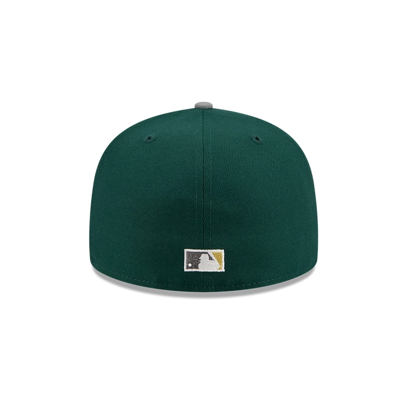 GORRA 59FIFTY MLB NEW YORK YANKEES GREEN STORM VERDE - 6