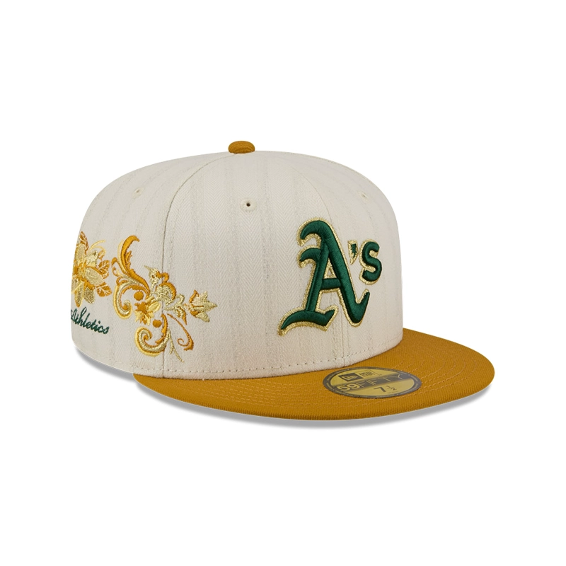 GORRA 59FIFTY MLB OAKLAND ATHLETICS 59FIFTY DAY BLANCO - 1