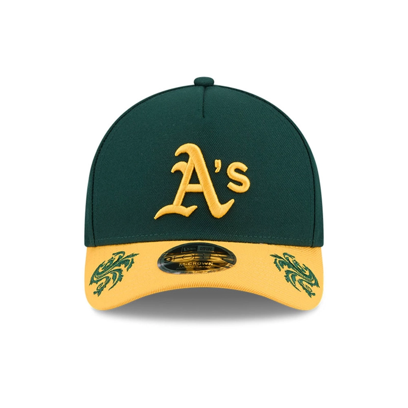 GORRA 9FORTY MC AF MLB OAKLAND ATHLETICS WORDMARK VERDE - 2