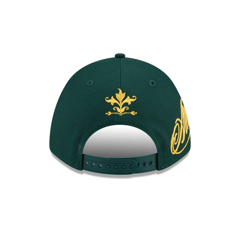 GORRA 9FORTY MC AF MLB OAKLAND ATHLETICS WORDMARK VERDE - 5