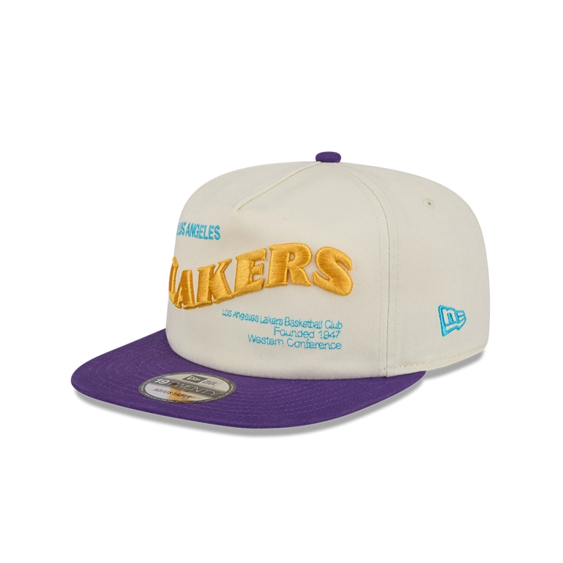 GORRA 19TWENTY NBA LOS ANGELES LAKERS CONFERENCE SCRIPT BLANCO - 2