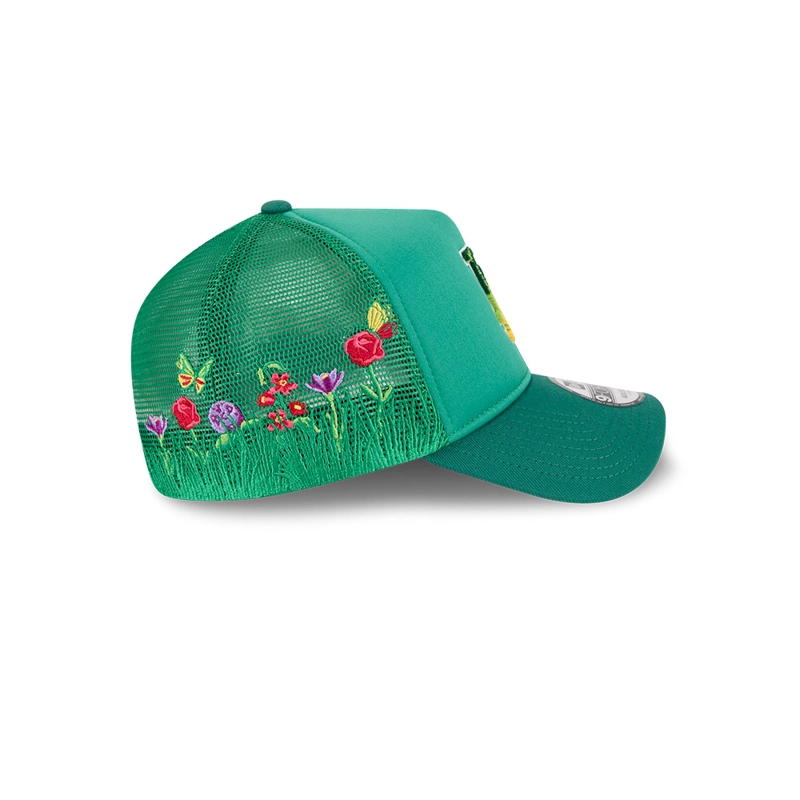 GORRA 9FORTY AF MLB LA DODGERS GRADIENT LOGO FLORAL VERDE - 4