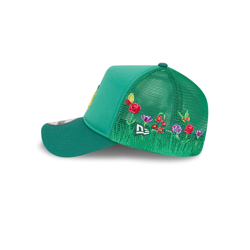 GORRA 9FORTY AF MLB LA DODGERS GRADIENT LOGO FLORAL VERDE - 5