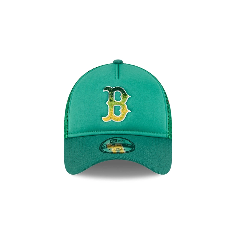 GORRA 9FORTY AF MLB BOS RED SOX GRADIENT LOGO FLORAL VERDE - 3