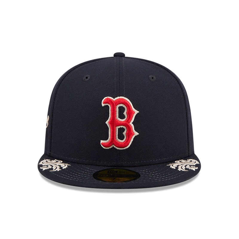 GORRA 59FIFTY MLB BOSTON RED SOX WORDMARK AZUL M. - 3