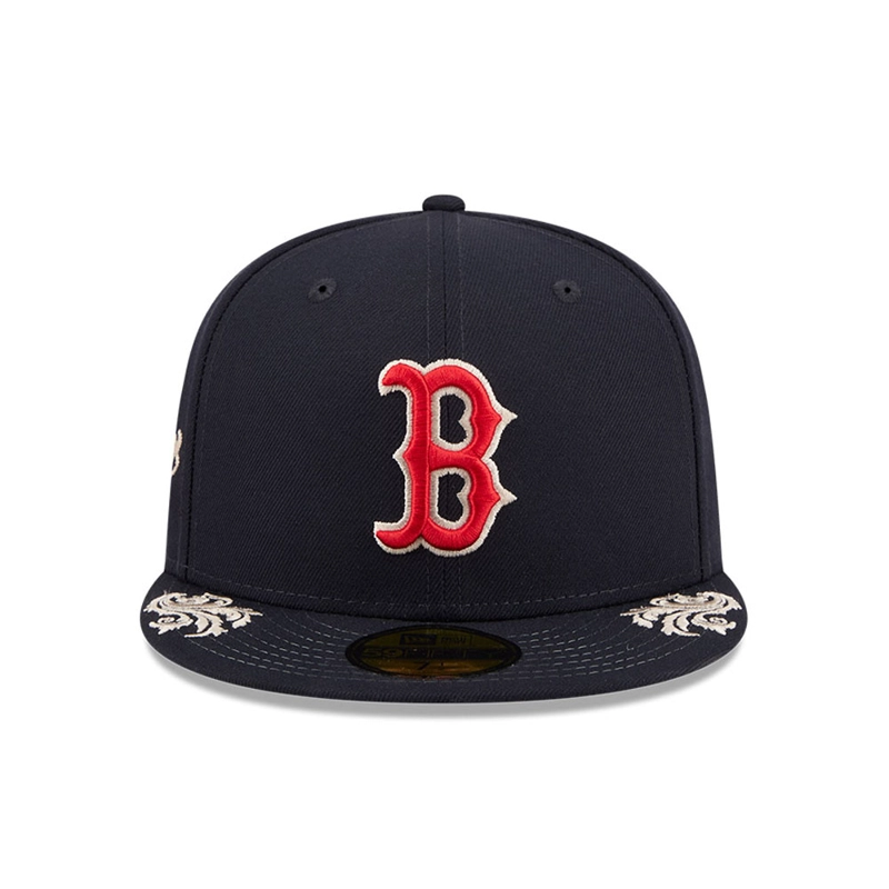 GORRA 59FIFTY MLB BOSTON RED SOX WORDMARK AZUL M. - 3