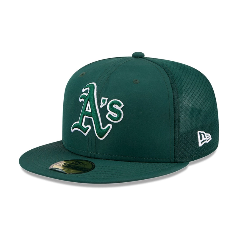 GORRA 59FIFTY MLB OKLA ATHLETICS BAT. PRCT FAN PACK VERDE - 1