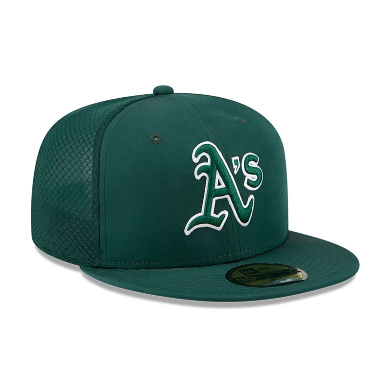 GORRA 59FIFTY MLB OKLA ATHLETICS BAT. PRCT FAN PACK VERDE - 2