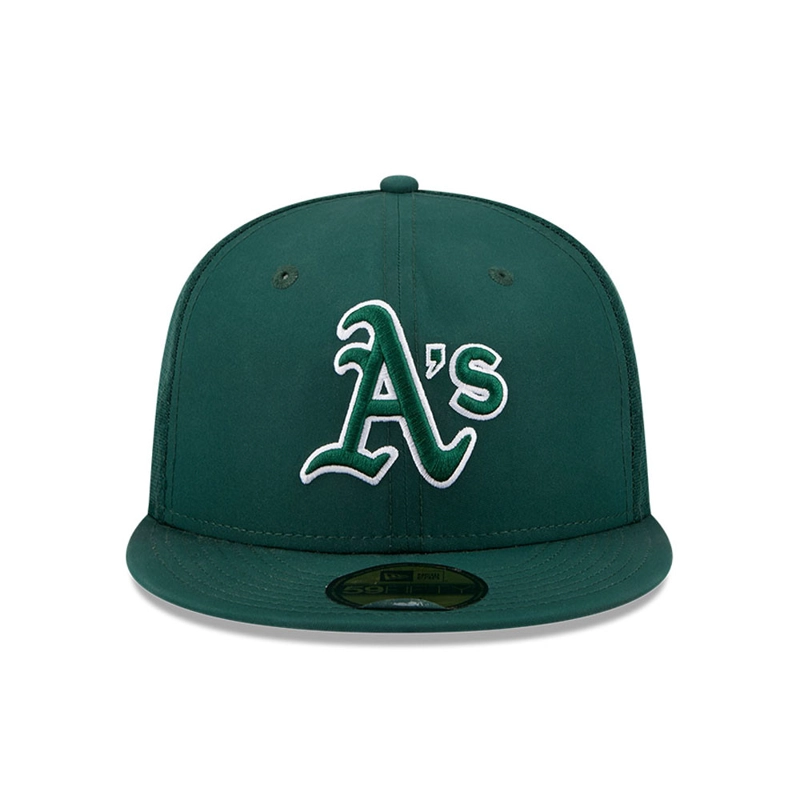 GORRA 59FIFTY MLB OKLA ATHLETICS BAT. PRCT FAN PACK VERDE - 3