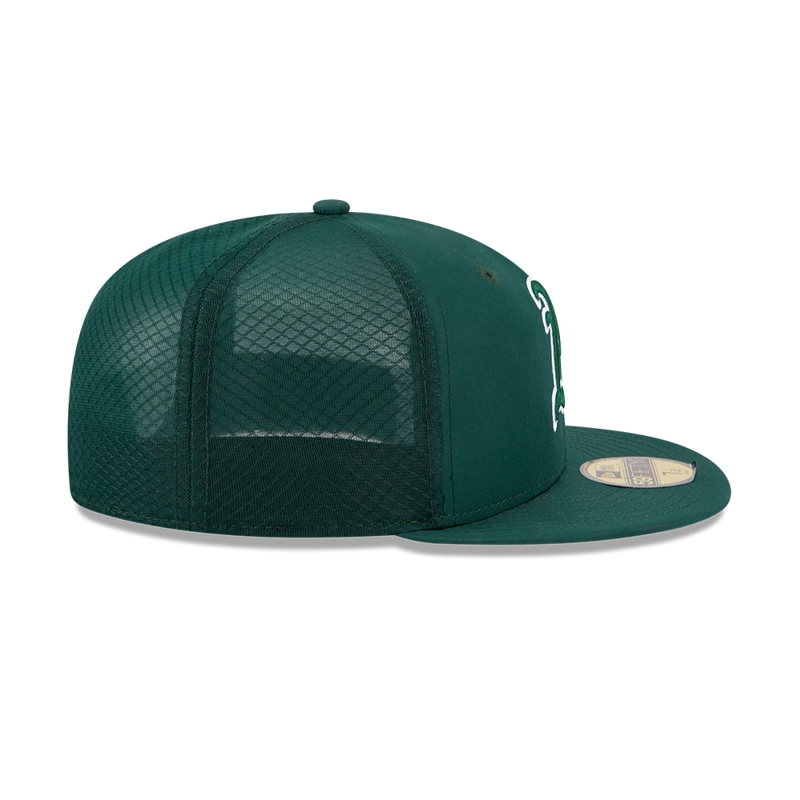 GORRA 59FIFTY MLB OKLA ATHLETICS BAT. PRCT FAN PACK VERDE - 4