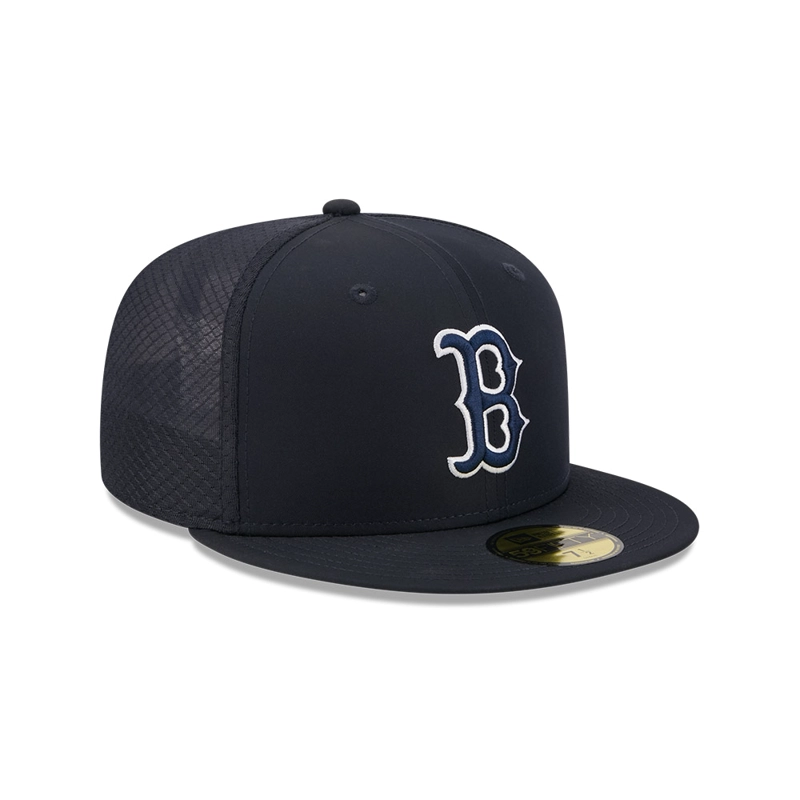 GORRA 59FIFTY MLB BOS RED SOX BAT PRCT FAN PACK AZUL M. - 2