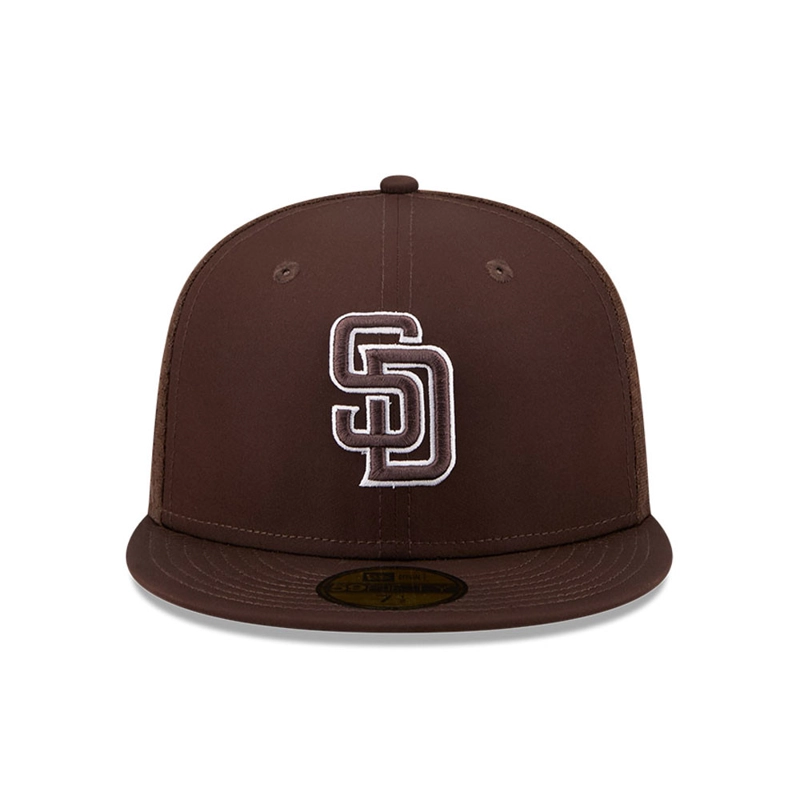 GORRA 59FIFTY MLB S. DIEGO PADRES BAT. PRCT FAN PACK MARRON - 3