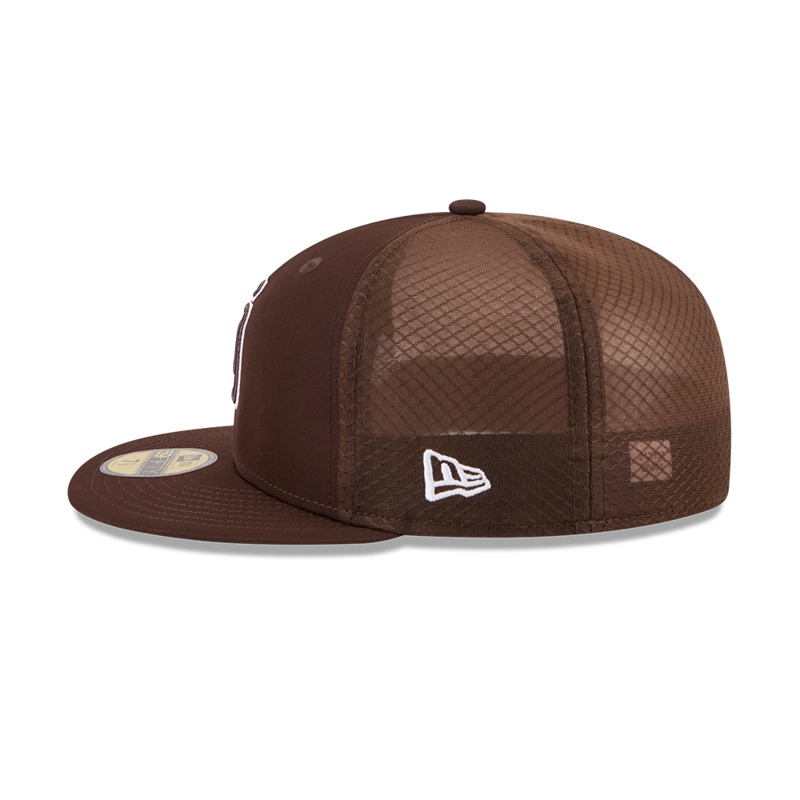 GORRA 59FIFTY MLB S. DIEGO PADRES BAT. PRCT FAN PACK MARRON - 4