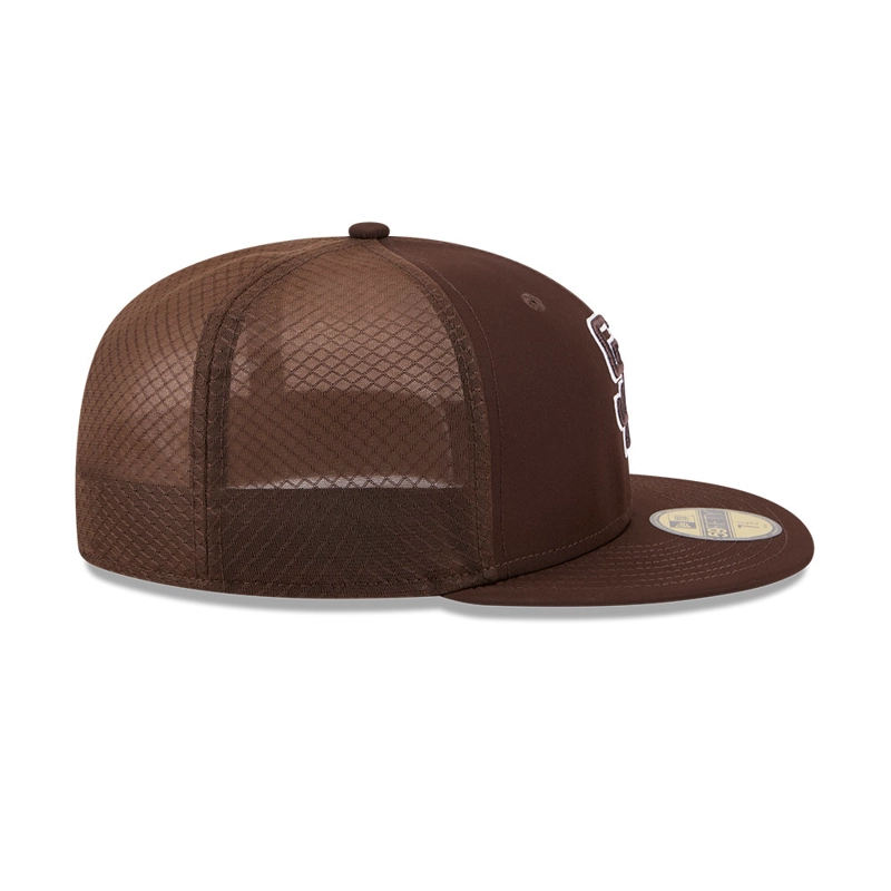 GORRA 59FIFTY MLB S. DIEGO PADRES BAT. PRCT FAN PACK MARRON - 5
