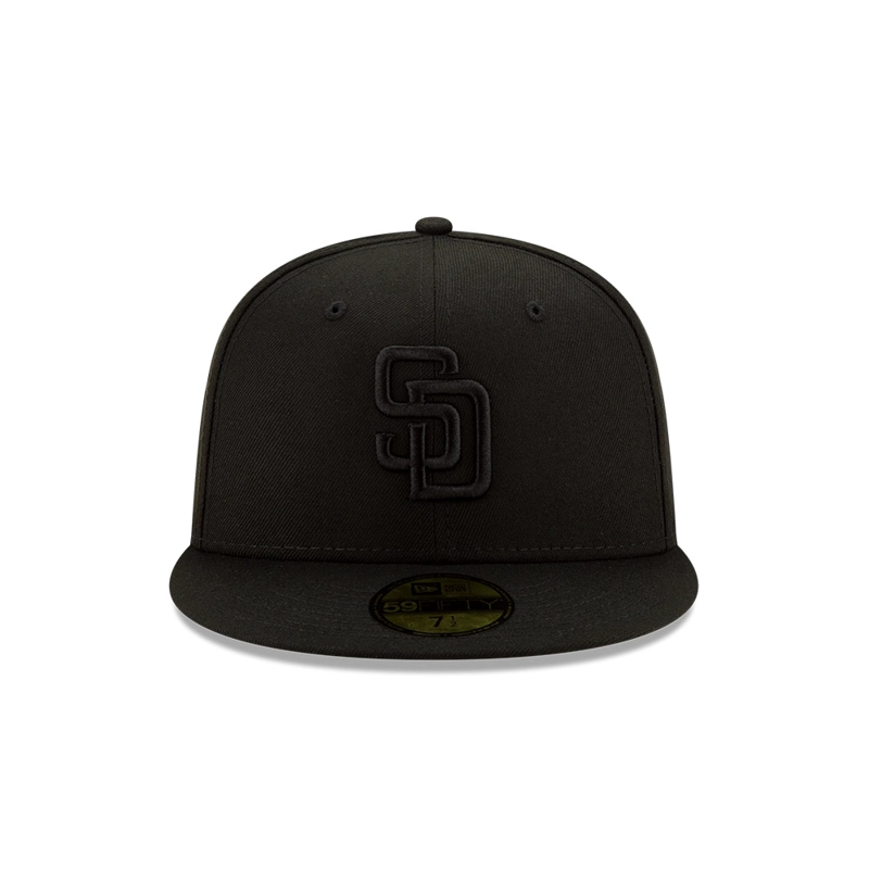 GORRA 59FIFTY MLB SAN DIEGO PADRES BASIC BLKBLK FIT NEGRO - 3