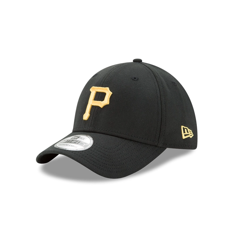 GORRA 39THIRTY MLB PITTSBURGH PIRATES TEAM CLASSIC NEGRO - 1