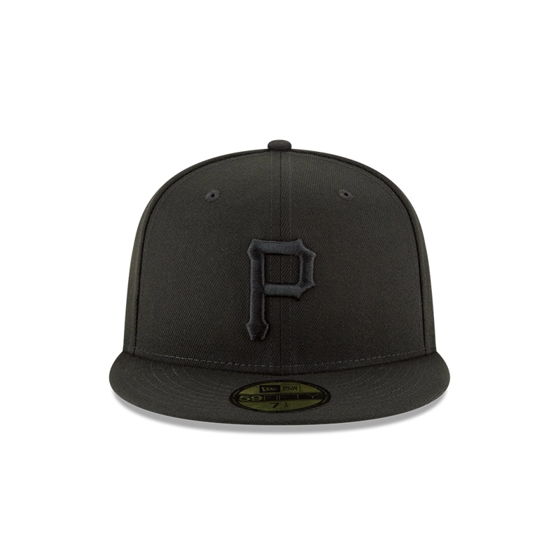 GORRA 59FIFTY MLB PITTSBURGH PIRATES BASIC BLKBLK FIT NEGRO - 3