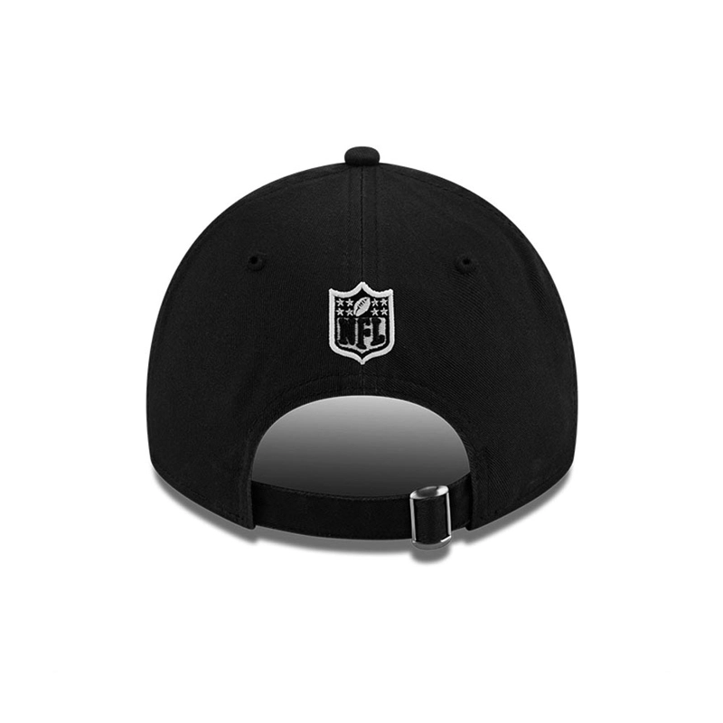 GORRA CASUAL CLASSIC CONCHO  NFL LAS VEGAS RAIDERS BAD BUNNY SUPERBOWL NEGRO - 6