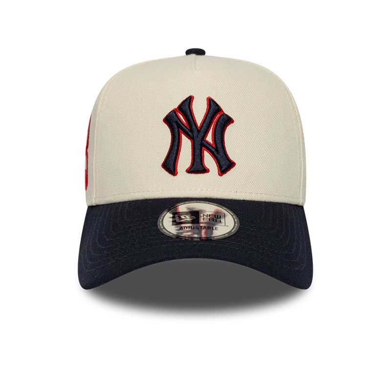 GORRA 9FORTY MLB NEW YORK YANKEES PREMIUM BASEBALL BEIGE - 3