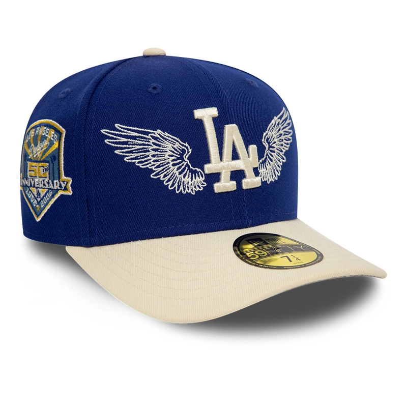 GORRA 59FIFTY MLB LOS ANGELES DODGERS TEAM WINGS AZUL - 1