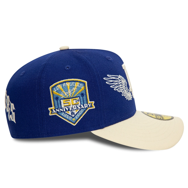 GORRA 59FIFTY MLB LOS ANGELES DODGERS TEAM WINGS AZUL - 5