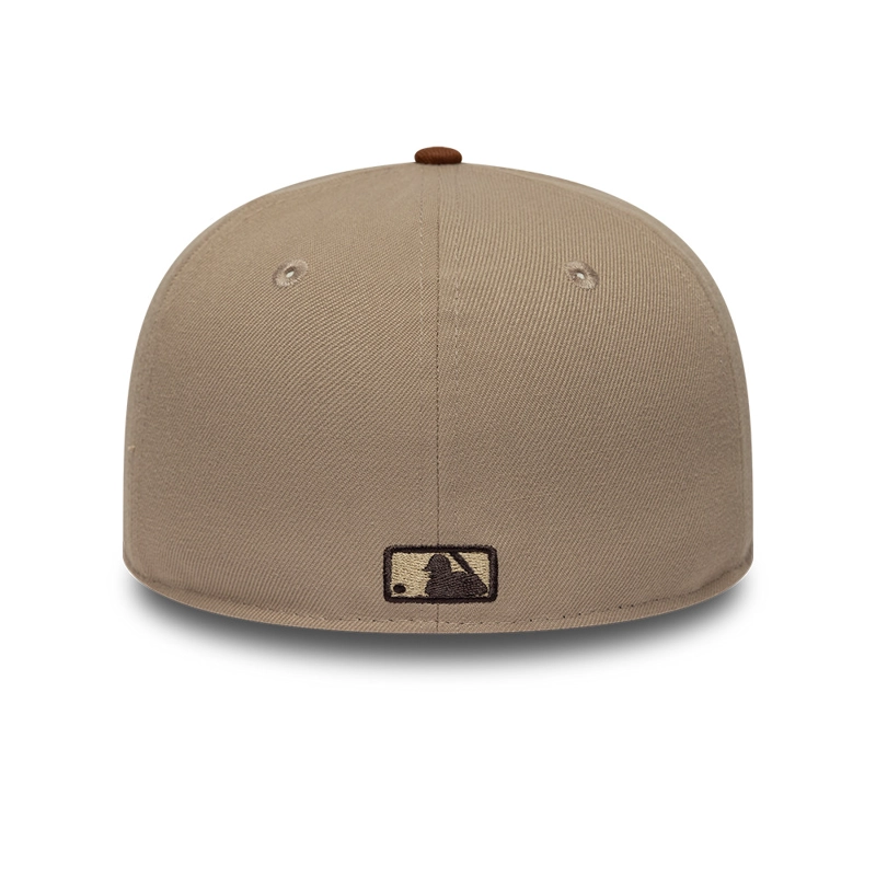 GORRA 59FIFTY MLB LOS ANGELES DODGERS MOCHA MOUSSE CAFE - 6