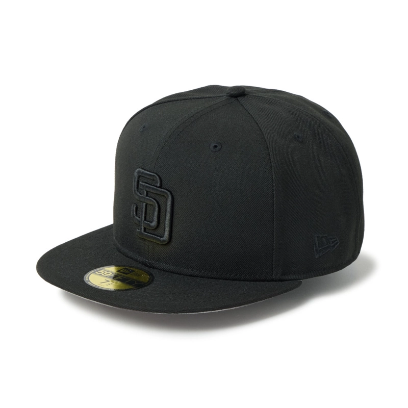 GORRA 59FIFTY MLB SAN DIEGO PADRES TONAL LOGO NEGRO - 2