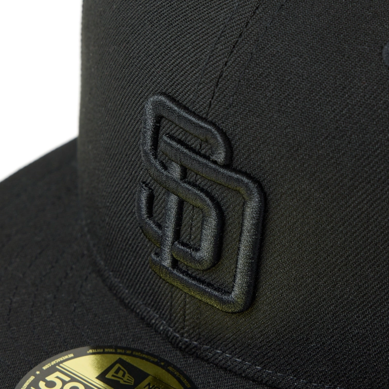 GORRA 59FIFTY MLB SAN DIEGO PADRES TONAL LOGO NEGRO - 9