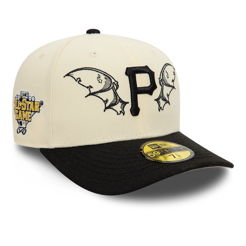 GORRA 59FIFTY MLB PITTSBURGH PIRATES TEAM WINGS BEIGE - 1