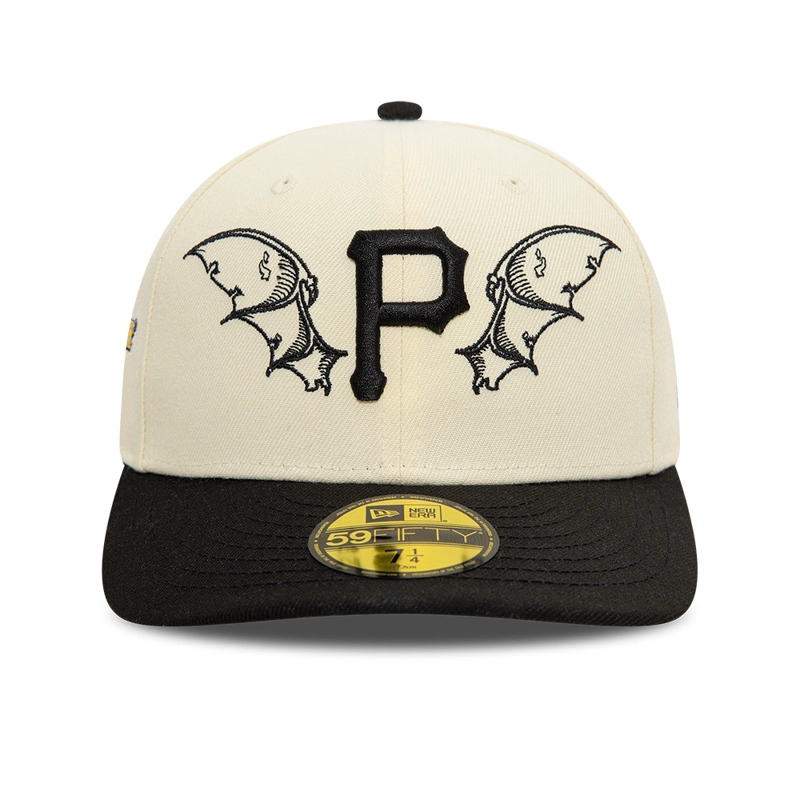 GORRA 59FIFTY MLB PITTSBURGH PIRATES TEAM WINGS BEIGE - 3