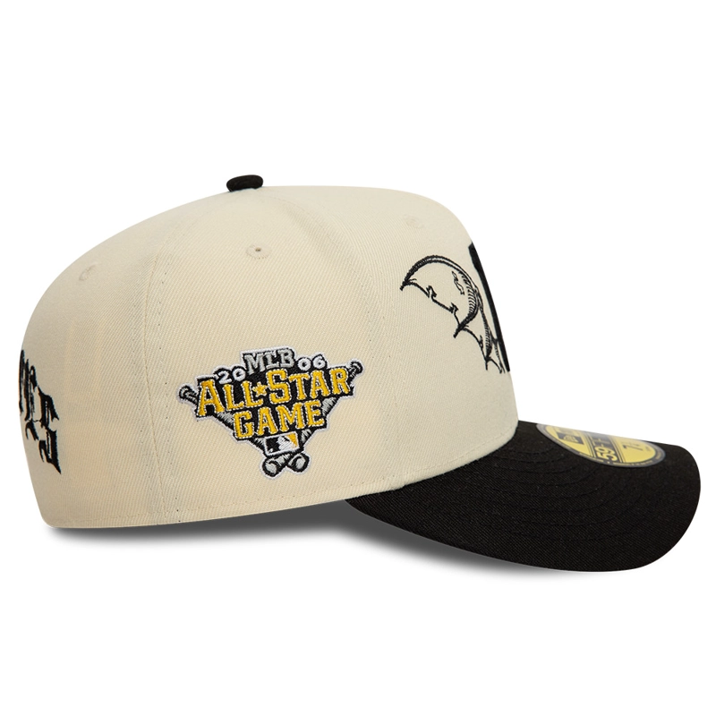 GORRA 59FIFTY MLB PITTSBURGH PIRATES TEAM WINGS BEIGE - 5