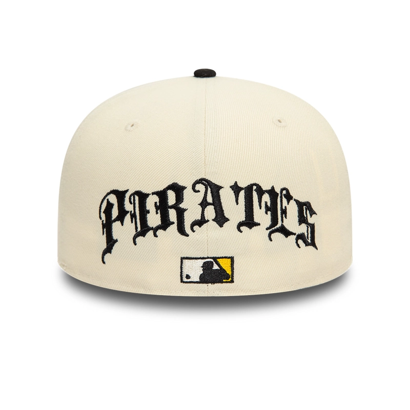 GORRA 59FIFTY MLB PITTSBURGH PIRATES TEAM WINGS BEIGE - 6
