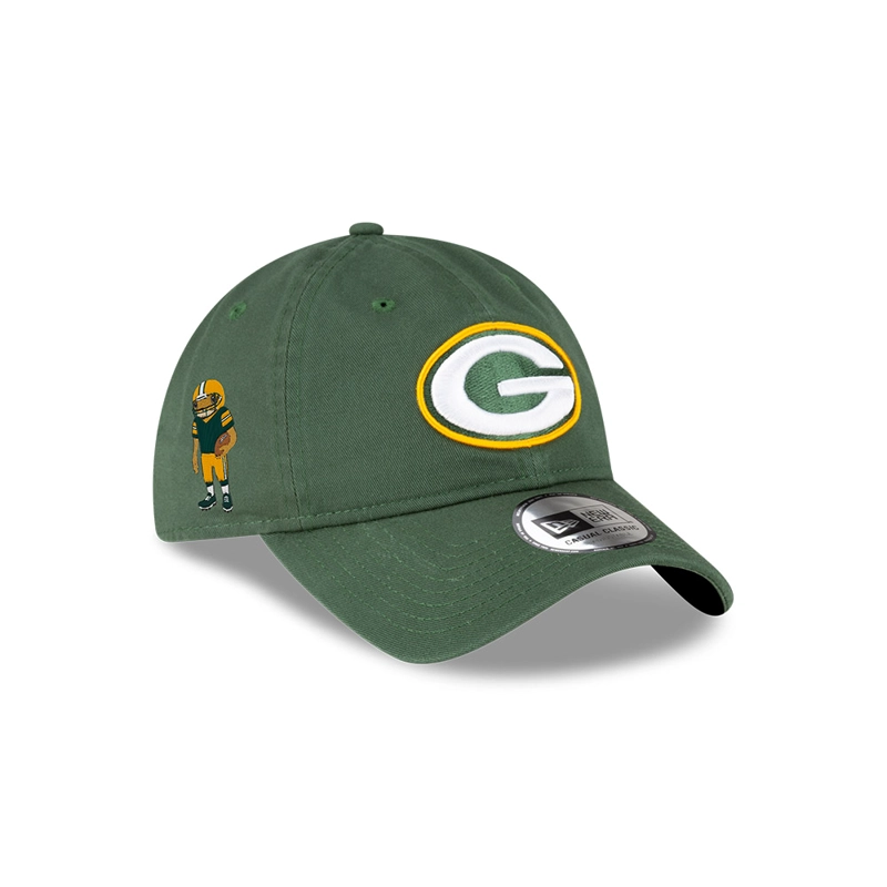 GORRA CASUAL CLASSIC CONCHO  NFL GREEN BAY PACKERS BAD BUNNY SUPERBOWL VERDE - 1