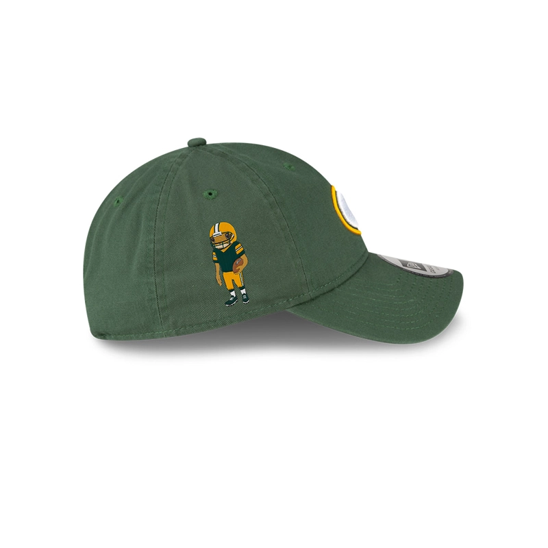 GORRA CASUAL CLASSIC CONCHO  NFL GREEN BAY PACKERS BAD BUNNY SUPERBOWL VERDE - 4