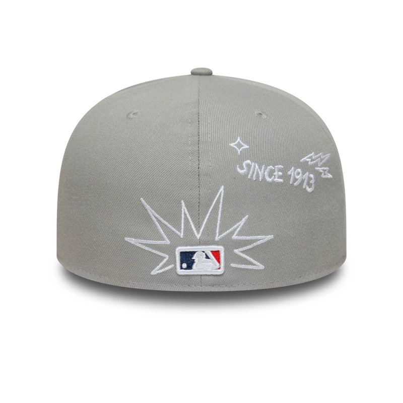 GORRA 59FIFTY MLB NEW YORK YANKEES SCRIBBLE AZUL - 6