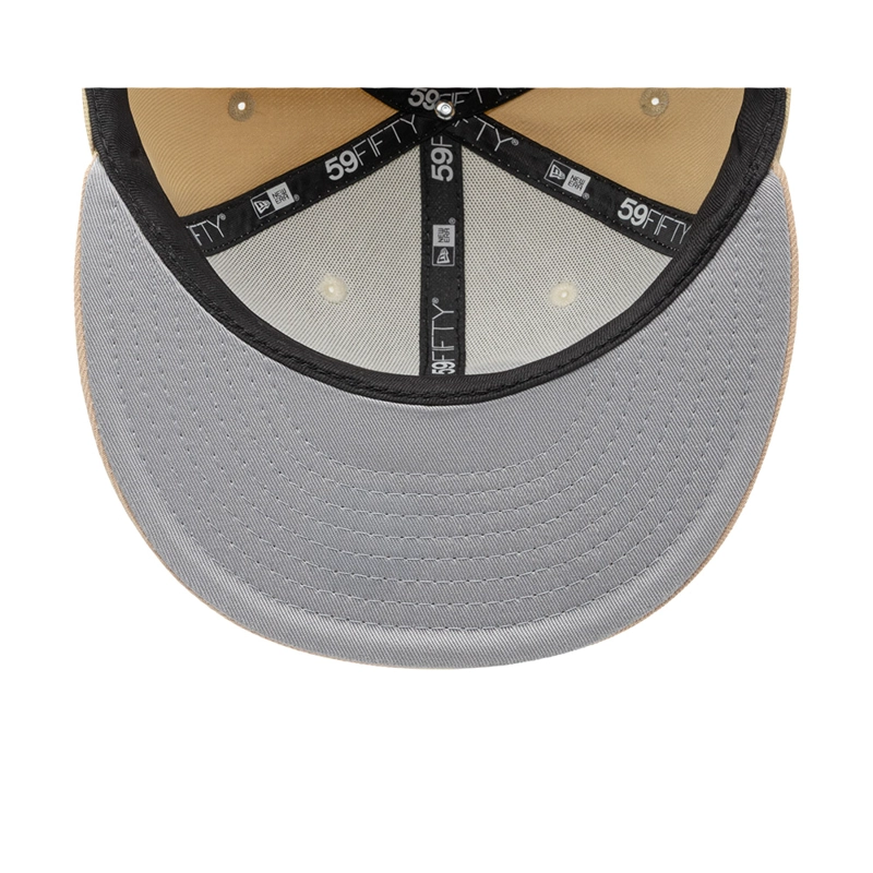 GORRA 59FIFTY MLB CHICAGO WHITE SOX GOTHIC SCRIPT BEIGE - 6